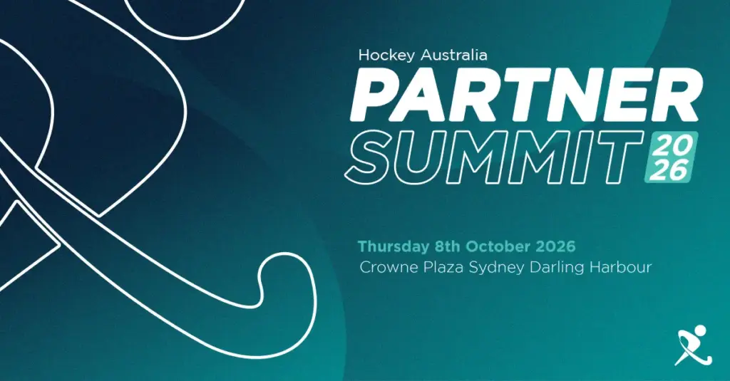 Gráfica de la Hockey Australia Partner Summit 2026
