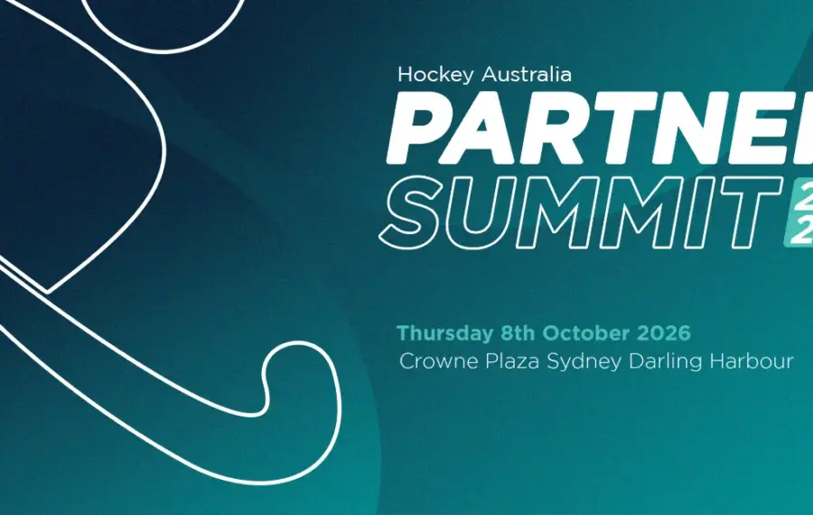 Gráfica de la Hockey Australia Partner Summit 2026